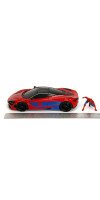 Hollywood Rides - Spider-Man with McLaren 720S 1:24 Scale Diecast Vehicle Set