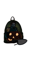 Halloween - Michael Myers Pumpkin Glow Mini Backpack (with Coin Bag)