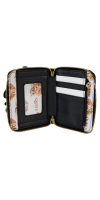 Queen - Logo Crest Zip Around Wallet