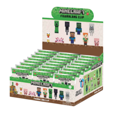 Minecraft - 3D PVC Bag Clips Blind Bag 24ct CDU (Series 1)