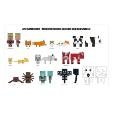 Minecraft - 3D PVC Bag Clips Blind Bag 24ct CDU (Series 2)