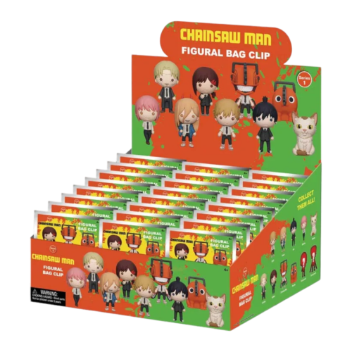 Chainsaw Man - 3D PVC Bag Clips Blind Bag 24ct CDU (Series 1)