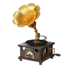 Joyside Series - Retro phonograph (646 Piece Kit)