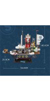 Popeye - Popeye's Adventure Ship (1845 Piece Kit)