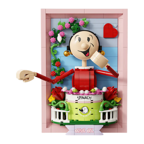 Popeye - Olive 3:D Portrait (348 Piece Kit)