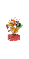 Kung Fu Panda - Po on SkateKart (186 Piece Kit)