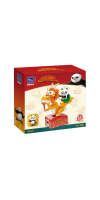 Kung Fu Panda - Po on SkateKart (186 Piece Kit)