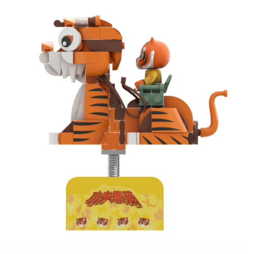 Kung Fu Panda - Tigress on SkateKart (195 Piece Kit)