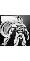 Superman - Superman (John Byrne) Black & White PVC 1:8 Scale Statue