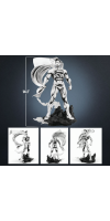 Superman - Superman (John Byrne) Black & White PVC 1:8 Scale Statue