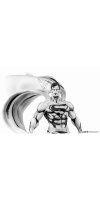 Superman - Superman (John Byrne) Black & White PVC 1:8 Scale Statue