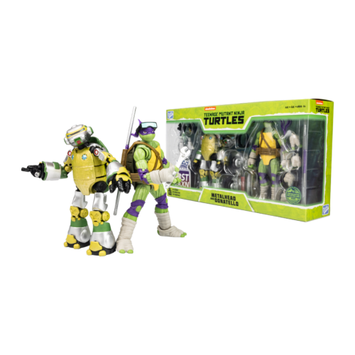 Teenage Mutant Ninja Turtles - Metalhead & Donatello BST AXN 1:15 Scale Action Figue [2 Pack]