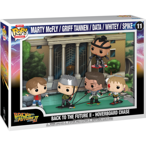 Back to the Future - Hoverboard Chase Scene US Exclusive Pop! Moment Deluxe [RS]