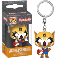 Aggretsuko - Aggretsuko with Guitar Pop! Keychain