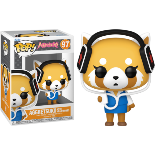 Aggretsuko - Aggretsuko with Headphones Pop! Vinyl