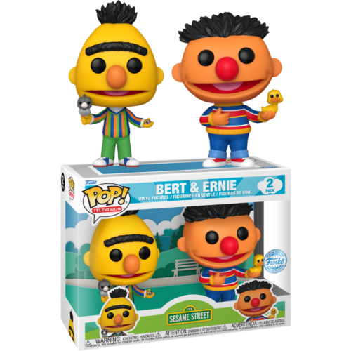 Sesame Street - Bert & Ernie US Exclusive Pop! Vinyl 2-Pack [RS]
