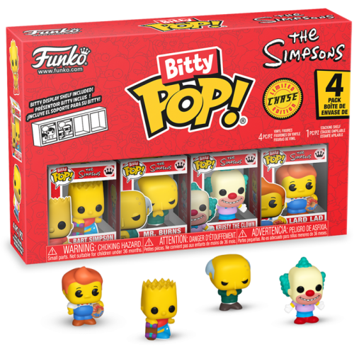 Simpsons - Bart Bitty Pop! 4-Pack