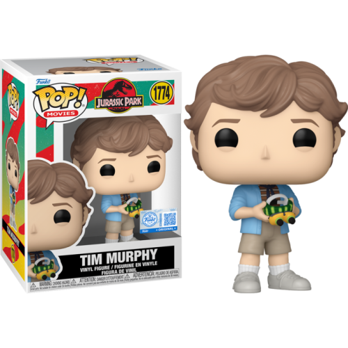 Jurassic Park - Tim Murphy (with Night-Vision Goggles) US Exclusive Pop! Vinyl [RS]