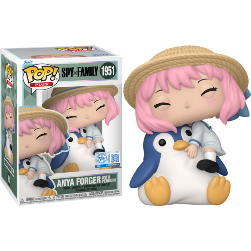 Spy x Family - Anya Forger with Penguin US Exclusive Pop! Plus [RS]