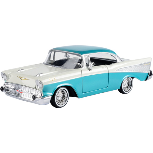 Get Low - 1957 Chevy Bel Air 1:24 Scale Diecast Vehicle