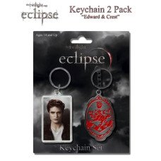 The Twilight Saga: Eclipse - Keychain 2-Pack Edward & Crest
