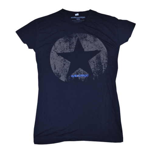 Entourage - Star Navy Female T-Shirt XXL