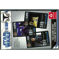 Star Wars: The Clone Wars - 3 Card Match (Blister)