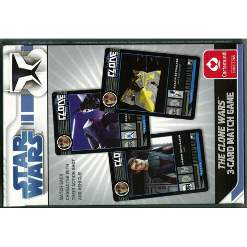 Star Wars: The Clone Wars - 3 Card Match (Tuckbox)