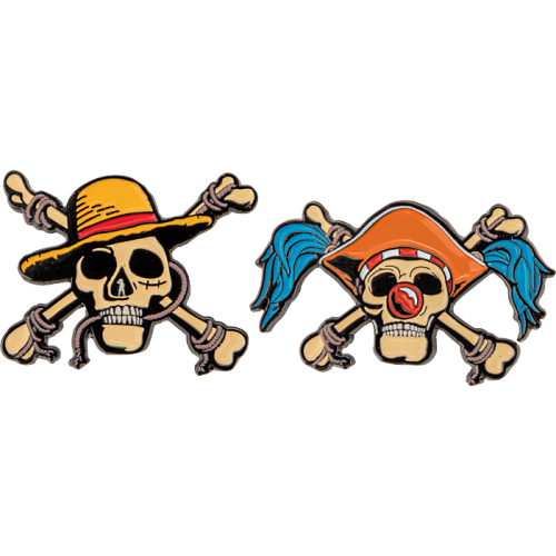 One Piece (2023) - Luffy & Buggy Set of 2 Pins