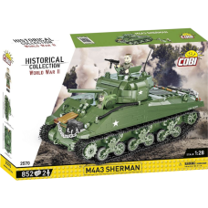 World War 2 - M4A3 Sherman (852 Piece Kit)