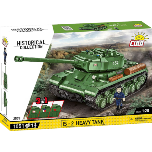 World War 2 - IS-2 (3 in 1) (1044 Piece Kit)
