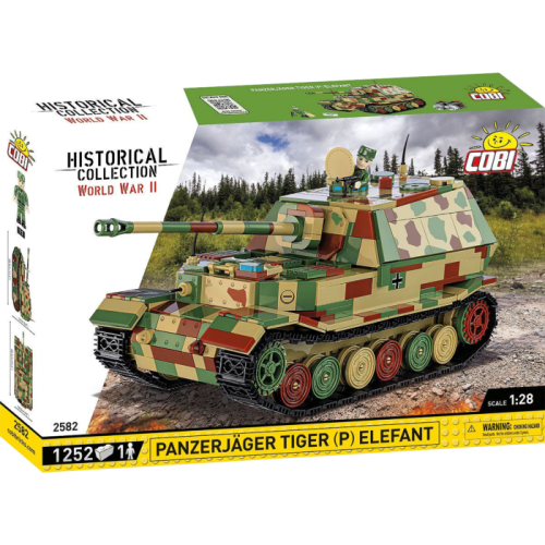 World War 2 - Panzerjäger Tiger (P) Elefant (1252 Piece Kit)