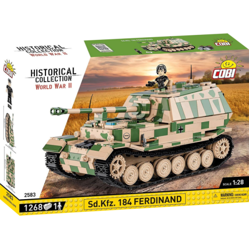 World War 2 - Sd.Kfz. 184 Ferdinand (1268 Piece Kit)