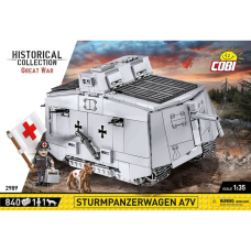 Great War - Sturmpanzerwagen A7V (840 Piece Kit)