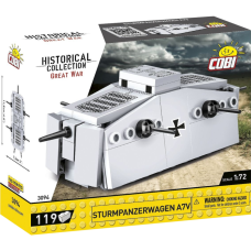 World War 2 - Sturmpanzerwagen A7V (119 Piece Kit)