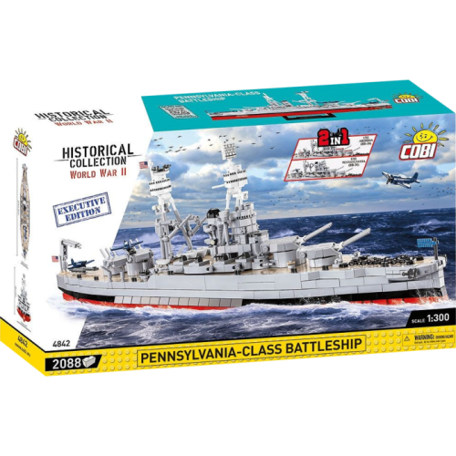 World War 2 - Pennsylvania Class Battleship [Executive Edition] (2088 Piece Kit)