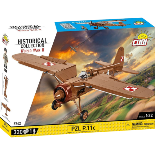 World War 2 - PZL P-11c (320 Piece Kit)
