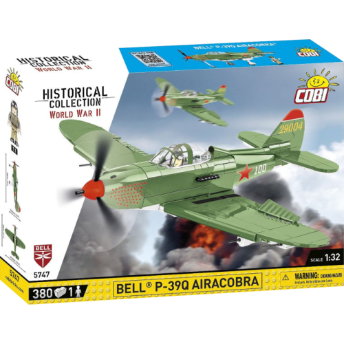 World War 2 - Bell P-39Q Airacobra (Soviet) (380 Piece Kit)