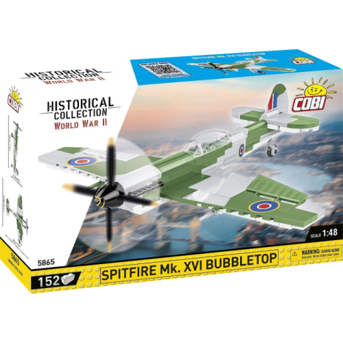 World War 2 - Spitfire Mk. XVI Bubbletop (152 Piece Kit)