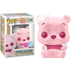 Winnie the Pooh - Cherry Blossom Winnie the Pooh Flocked US Exclusive Pop! Vinyl [RS]