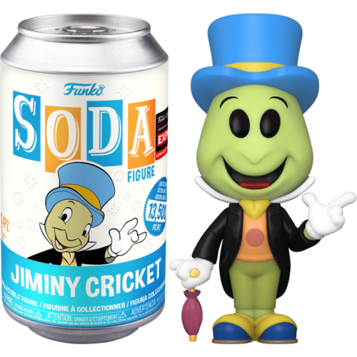 Pinocchio - Jiminy Cricket Vinyl C2E2 2024 US Exclusive SODA (with chase) [RS]