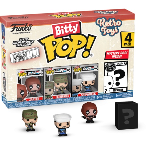 Retro Toys - GI Joe Bitty Pop! 4-Pack