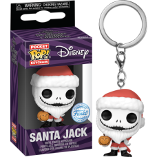 The Nightmare Before Christmas - Santa Jack (with Jack-o-lantern) US Exclusive Pop! Keychain RS The Nightmare Before Christmas - Santa Jack (with Jack-o-lantern) US Exclusive Pop! Keychain RS