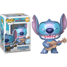 Lilo & Stitch - Stitch with Ukelele US Exclusive Pearlescent Pop! Vinyl [RS]