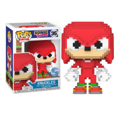 Sonic the Hedgehog - Knuckles 8-Bit US Exclusive Pop! Vinyl [RS]