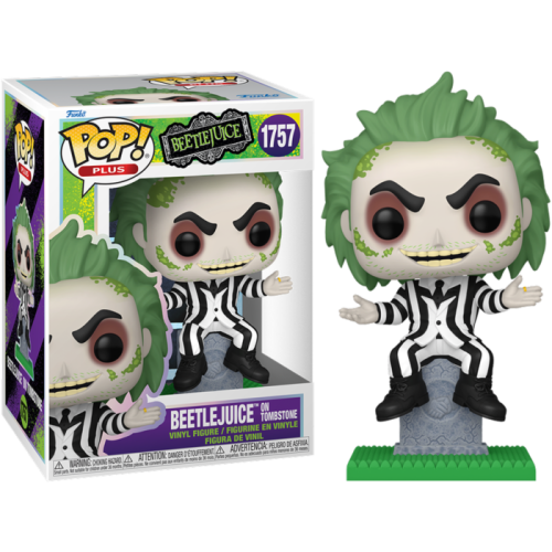 Beetlejuice - Beetlejuice on Tombstone Pop! Vinyl