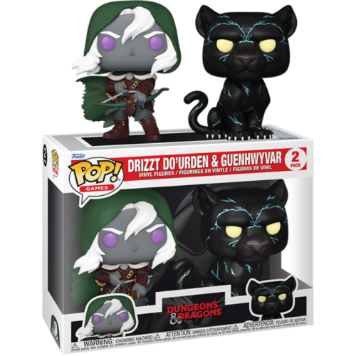 Dungeons & Dragons - Drizzt Do'Urden & Guenhwyvar Pop! Vinyl 2-Pack