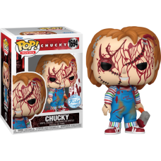 Bride of Chucky - Chucky (Battle Damaged) Pop! RS