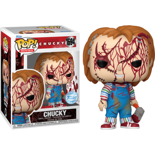 Bride of Chucky - Chucky (Battle Damaged) Pop! RS