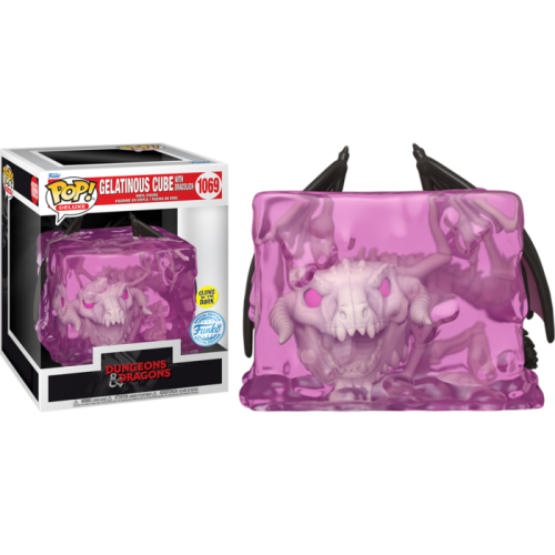 Dungeons & Dragons - Gelatinous Cube with Dracolich US Exclusive Glow Pop! Deluxe [RS]